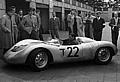 Testfahrten am Nürburgring des 718 RSK Spyder (1957).